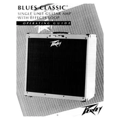 Peavey Blues Classic Amplifier manual cover