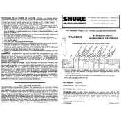 Shure Tracer 3 Microphone manual cover