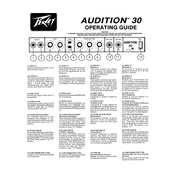 Peavey Audition 30 Mixer manual cover