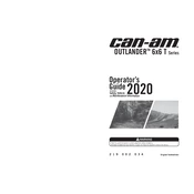 Can-Am Outlander 6x6 450 T 2020 Vehicle manual cover