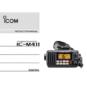 Icom IC-M411 Transceiver manual cover