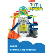 Fisher Price Mattel Little People Launch and Loop Raceway GMJ12 Toy manual cover