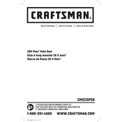 Craftsman CMCCSP20M1 Chainsaw manual cover