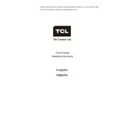 TCL F145CFW Refrigerator manual cover