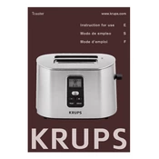 Krups TT619050 Toaster manual cover