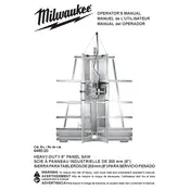 Milwaukee 6480-20 Saw manual cover