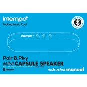 Intempo EE1104BLKFSFOB Mini Capsule Speaker manual cover