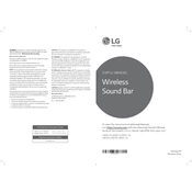 LG LAS551H LAS551H.DUSALLK Sound Bar manual cover