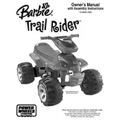 Power Wheels Mattel Barbie Trail Rider J7826 Toy manual cover