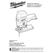 Milwaukee M12 2445-20 Saw manual cover