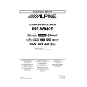 Alpine INE-W940E manual cover
