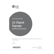 LG 55LV75A 55LV75A-7B.AUS Signage manual cover