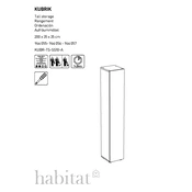 Habitat Kubrik KUBR-TS-SS10-A 4248112 Shelf manual cover