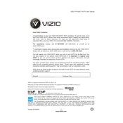 Vizio VF552XVT HDTV TV manual cover