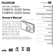 Fujifilm FinePix JV200 Camera manual cover