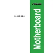 ASUS B150M-D D3 Motherboard manual cover