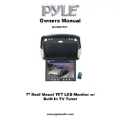 Pyle PLVWR770T Monitor manual cover