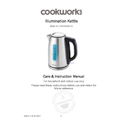 Cookworks 7036682 KE01402SC-CE Kettle manual cover