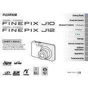 Fujifilm FinePix J10 Camera manual cover