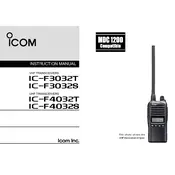 Icom IC-F3032S Transceiver manual cover