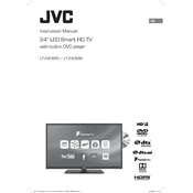 JVC LT-24C686 manual cover