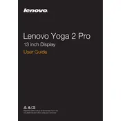 Lenovo IdeaPad Yoga 2 Pro Laptop manual cover