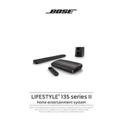 Bose Lifestyle 135 Series II manual cover