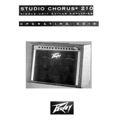 Peavey Studio Chorus 210 Amplifier manual cover