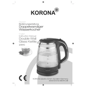 Korona 20610 Kettle manual cover