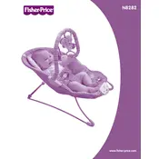 Fisher Price Mattel Pretty Purple N8282 Bouncer manual cover