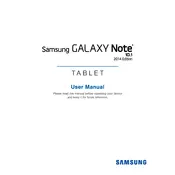 Samsung Galaxy Note 10.1 2014 Edition T-Mobile SM-P607TZKETMB Tablet manual cover