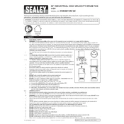 Sealey HVD30110V.V2 Fan manual cover