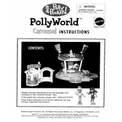 Polly Pocket Mattel PollyWorld Carousel Playset 56227 Toy manual cover