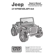 Power Wheels Mattel Jeep Lil Wrangler 4x4 X6833 Toy manual cover