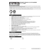 Sealey VS821 Bleeder manual cover