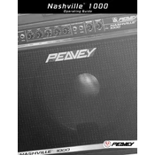 Peavey Nashville 1000 Amplifier manual cover