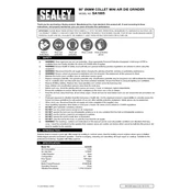 Sealey SA1005 Air Grinder manual cover