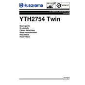 Husqvarna YTH2454 Twin 96041006200 Lawn Mower manual cover