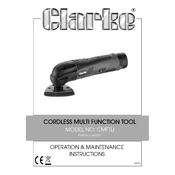 Clarke 6487027 CMFTLi Cordless Multi Function Tool manual cover