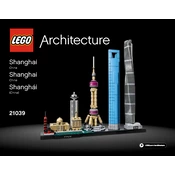 LEGO Shanghai 21039 Construction Set manual cover