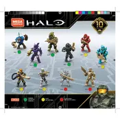 Mega Construx Mattel Halo Spartan Recon GFT30 Construction Set manual cover