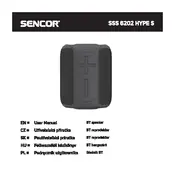 Sencor SSS 6202 HYPE S Speaker manual cover