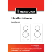 Magic Chef MCSCTE12BG1 Cooktop manual cover