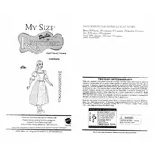 Barbie Mattel My Size 55554 Toy manual cover