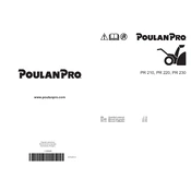 Poulan Pro PR 210 Snow Thrower manual cover