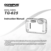 Olympus TG-625 manual cover