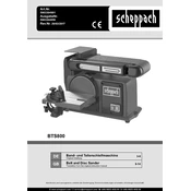 Scheppach BTS 800 5903304901 Sander manual cover