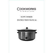 Cookworks 4228826 SC-65-0 Slow Cooker manual cover