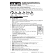 Sealey AB3412.V2 Heater manual cover