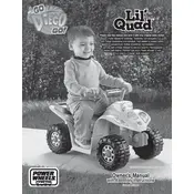 Power Wheels Mattel Lil Quad Diego K4565 Toy manual cover